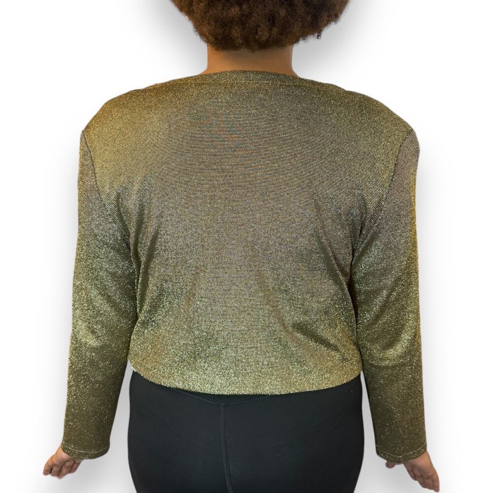 Vintage Patra Gold Ladies Cardigan/Shrug - Picture 4 of 5